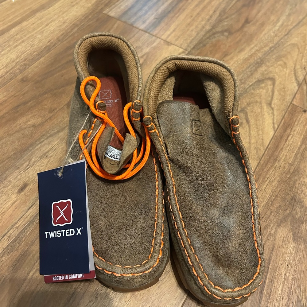 Twisted X Boys  with Orange Stitching